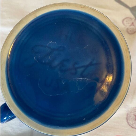 Fiestaware Lapis Classic Ring Handle 10.4 Oz Mug - Picture 3 of 5